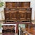 Provençal Louis XV style walnut sideboard with sliding doors, made in the 1950s - W=1.92m D=63cm H=1.47m.
