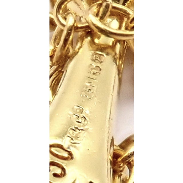 Elsa Peretti Tiffany & Co. Elsa Peretti Gold Initial I Pendant Necklace 1983 For Sale - Image 4 of 6