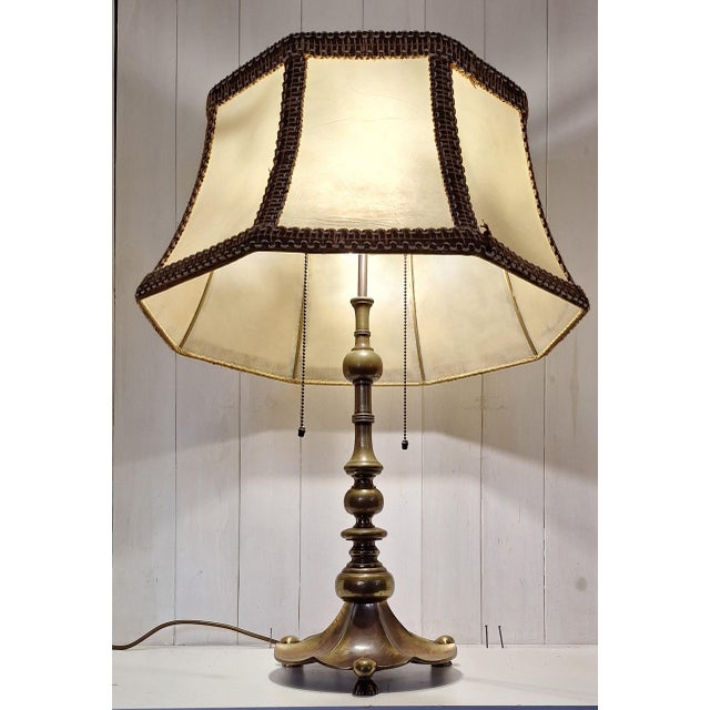 1920s Vintage German Art Deco Table Lamp, 1920s For Sale - Image 5 of 9