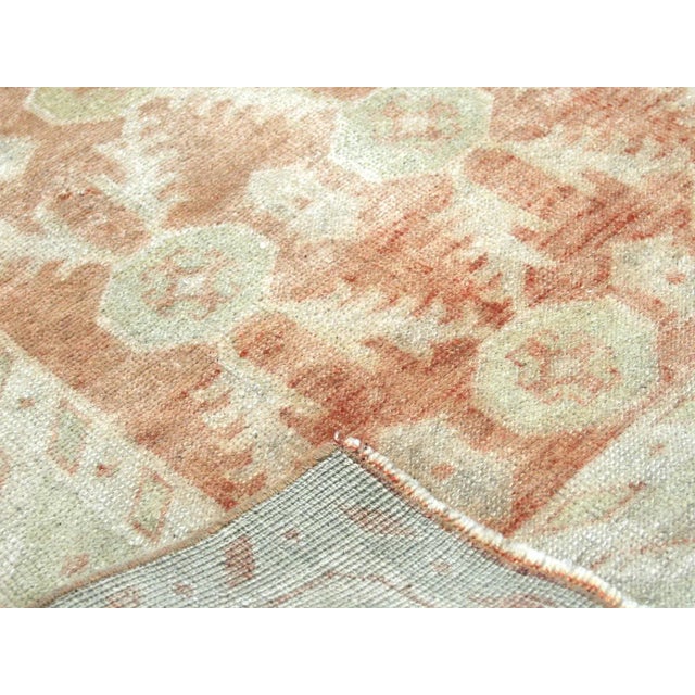 1960s Turkish Oushak Rug For Sale - Image 4 of 6