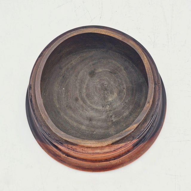 Treen Round Box, Early 20th Century, England For Sale - Image 10 of 10