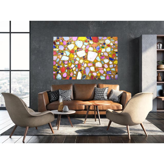 Stones in Gold 3.Original Contemporary Painting by Iryna Kastsova For Sale - Image 12 of 12
