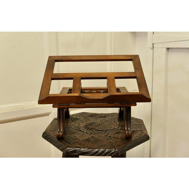 French cherrywood book rest or music stand, Lutrin. This is a charming piece, it is made in solid cherrywood and dates...