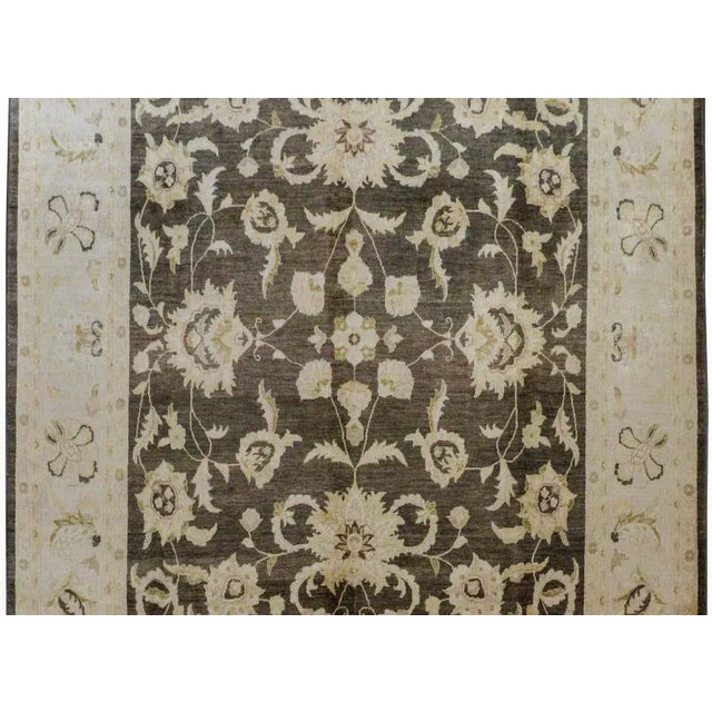 Indian Vintage Peshawar Rug For Sale - Image 3 of 11