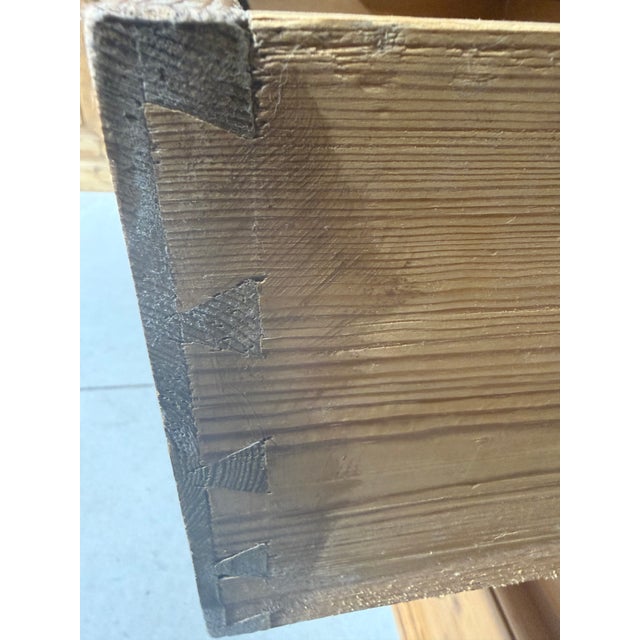 Antique Pine Three Drawers - Chest of Drawers From England For Sale - Image 18 of 18