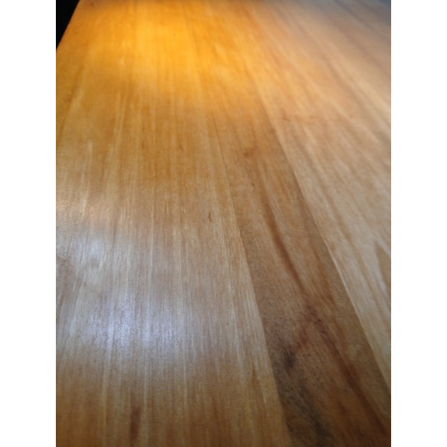 Tan Vintage Mid-Century Modern Solid Birch "Roomates" Writing Desk by Baumritter (Ethan Allen) For Sale - Image 8 of 18