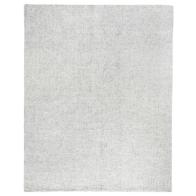 Gray Exquisite Rugs Melbourne Hand Loom Wool & Cotton Gray - 8'x10' For Sale - Image 8 of 8