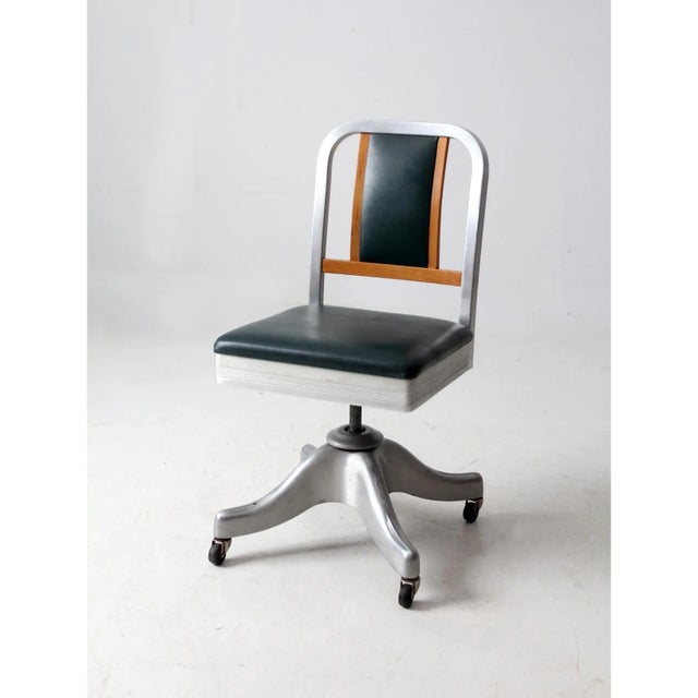 Mid-Century Shaw-Walker Swivel Desk Chair For Sale - Image 10 of 14