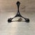 For your consideration, a vintage Candle cast alluminum painted in black thin taper candle holder from the Mid-Century...