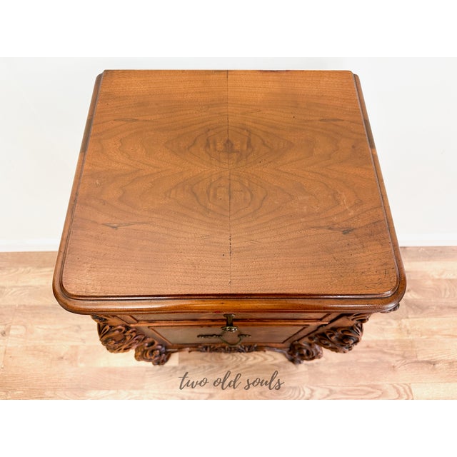 1940s Rococo Inspired Bedside Table Chairish