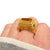 Late 20th Century Finestra Greek Revival 18k Yellow Gold and Citrine Architectural Ring, Size 9.25 For Sale - Image 11 of 13
