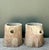 Contemporary Handcrafted Faux Bois Cement Planters - A Pair For Sale - Image 3 of 18