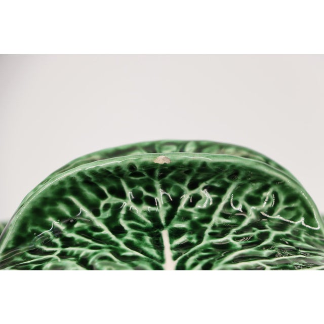 1950s Bordallo Pinheiro Large Cabbage Tureen and Underplate, Portuguese For Sale - Image 12 of 15