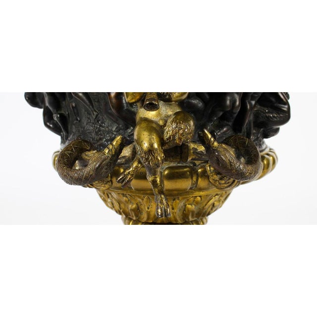 French Grand Tour Bronze & Ormolu Jardiniere, 19th Century For Sale - Image 16 of 18