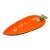 Vintage Ceramic Carrot Serving Dish With Orange Glaze Marked Usa For Sale