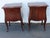 This beautiful Pair of Nightstands is made of wood, mahogany, and metal. These two gorgeous end tables feature highly...