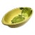 Mid 20th Century Yellow Italian Oval Dish For Sale