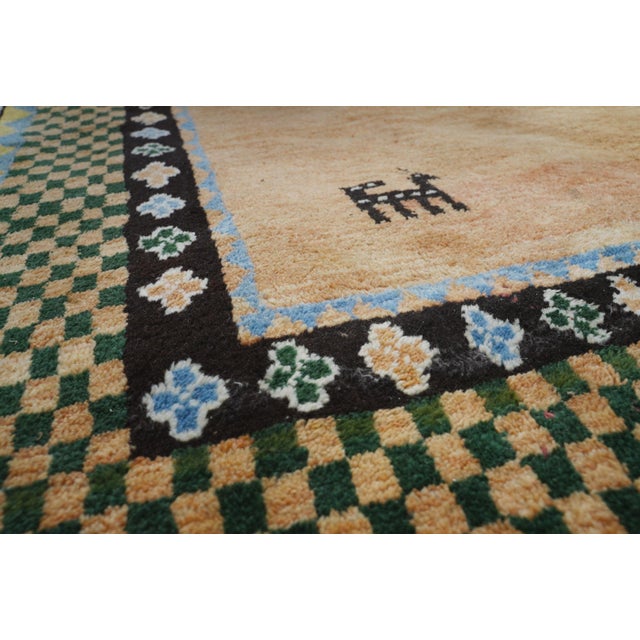 Large Gabbeh Rug in Hand Knotted Wool, 1990s For Sale - Image 4 of 11
