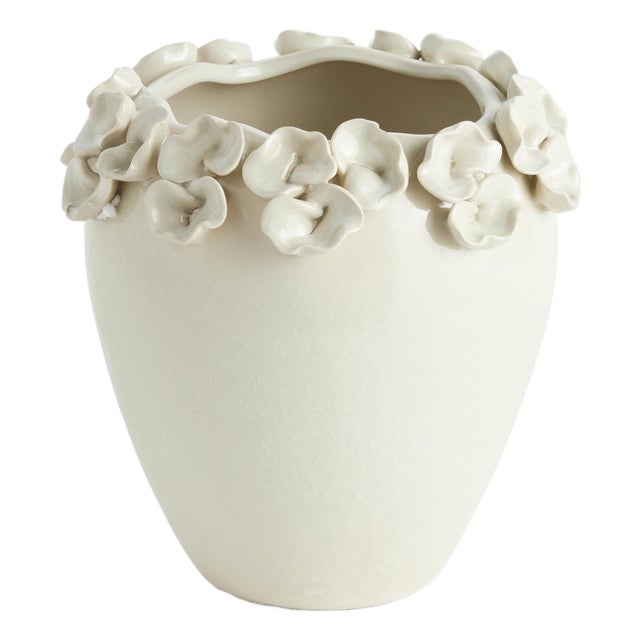 Petite Fleur Vase Tall For Sale