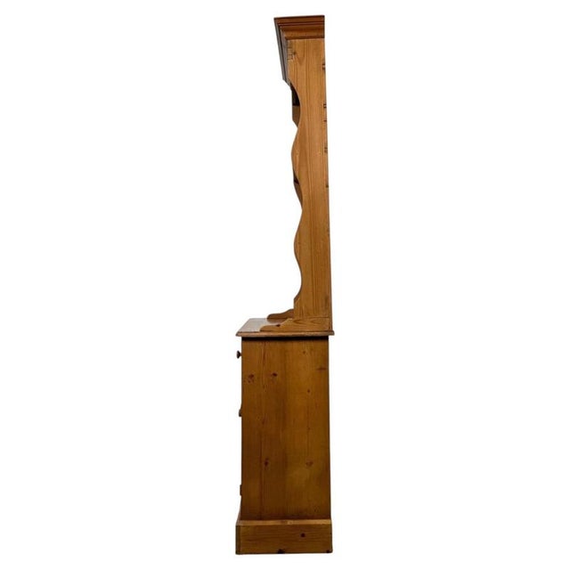 Vintage 20th Century Narrow Pine Welsh Dresser For Sale - Image 11 of 13