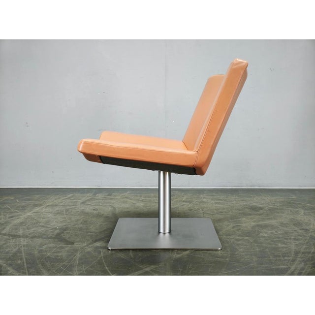 Wave Leather Lounge Chair by Peter Maly for Tonon, Italy, 1990s For Sale - Image 11 of 15
