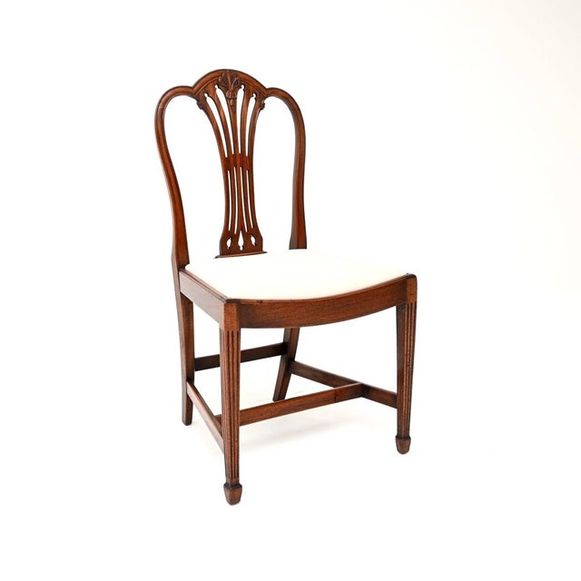 Early 20th Century Antique Edwardian Dining Chairs, 1900, Set of 8 For Sale - Image 5 of 11
