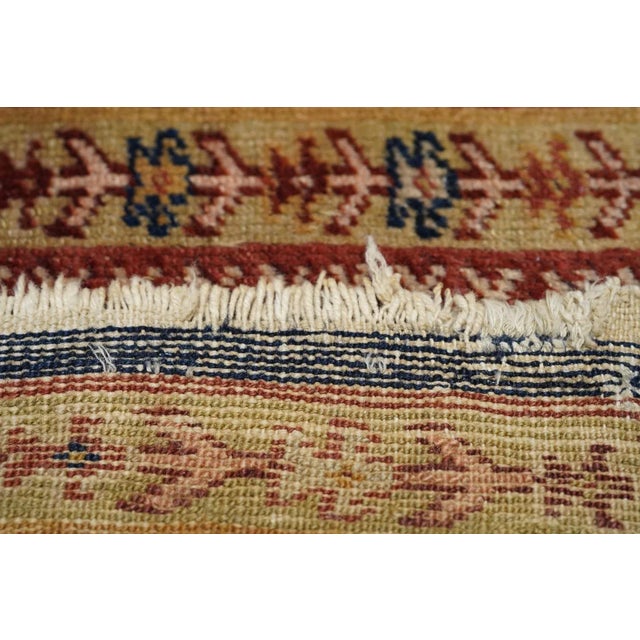 19th Century Antique Sultanabad Rug 3'11'' x 6'10'' For Sale - Image 5 of 12