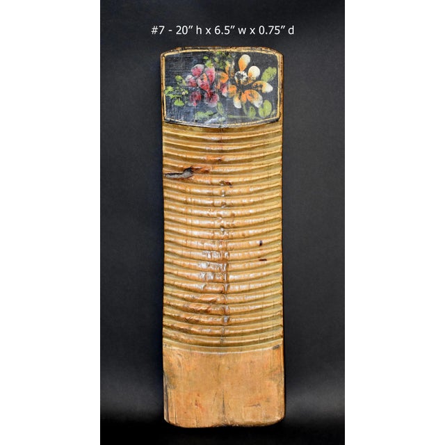 Antique Hand Painted Washboard For Sale - Image 11 of 12