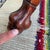 Antique Carved Cherry Wood Side Table, Aesthetic Period, Circa 1890 For Sale - Image 17 of 18