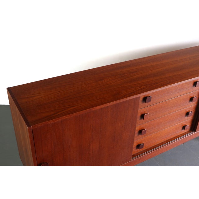 1970s Danish Modern Domino Mobler Teak Credenza, Denmark For Sale - Image 5 of 8