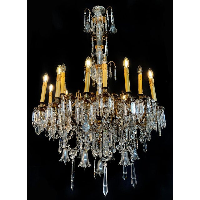 Bohemian Chandelier, Vienna, 1930s For Sale - Image 14 of 18