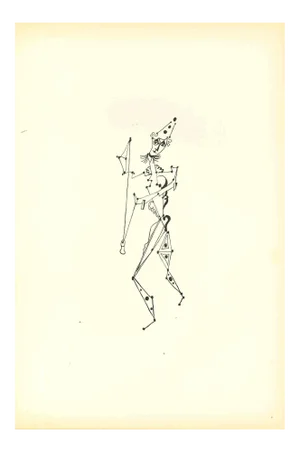 Bruno Capacci, Composition of Diodora, Original Lithograph, 1950