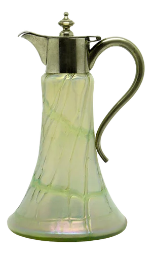 Art Nouveau Carafe from Pallme Konig, Czechoslovakia, 1890s