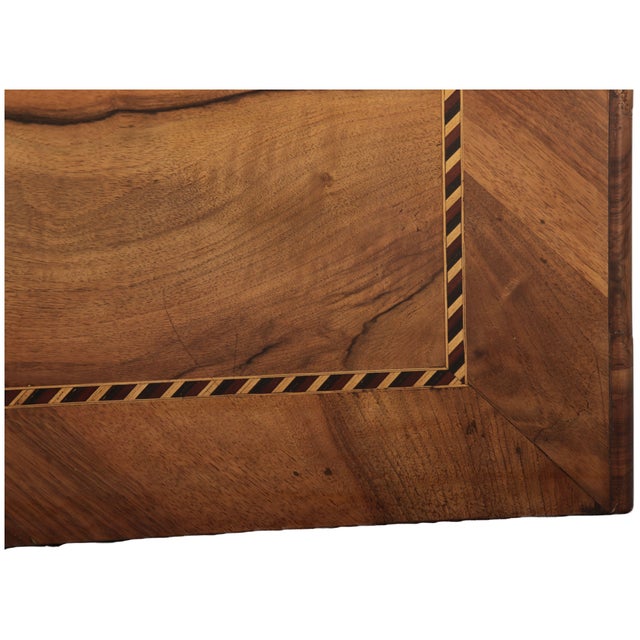 Wood Baroque Louis XVI Chest of Drawers in Walnut, 1780s For Sale - Image 7 of 18