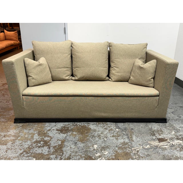 Design Plus Gallery presents the Otello Sofa from Cierre Imbottiti for Armani Casa. The sofa is upholstered in Nuance...