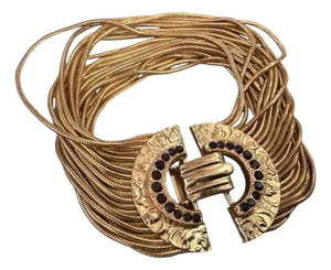 2000s Art Deco Style Women's Costume Jewelry Italian Vintage Bracelet