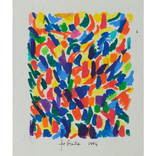 Françoise Galle, Chromatic Rhythms, Pastel For Sale