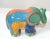 1970 Italian Luca CL Marked Colorful Ceramic Elephant Sculpture For Sale - Image 12 of 13