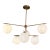 West Elm Sphere + Stem Chandelier For Sale
