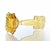 Elegant Art Nouveau Glass Sculpture with various shades of yellow and red. Very good condition. Up to 250V (Europe/UK...