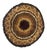 Vintage Scandinavian Swedish Round Rug, 1960s For Sale