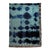 Rousseau Jade Inkblot Abstract Pattern Fringed Throw Blanket For Sale