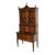 Imperial Furniture Federal Inlaid Mahogany Secretary Desk With Bookcase Hutch, Circa 1940s For Sale