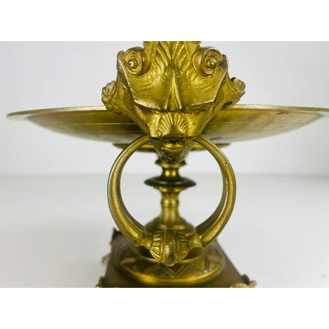 19th Century Grand Tour Classical Italian Bronze Compote. For Sale - Image 10 of 11