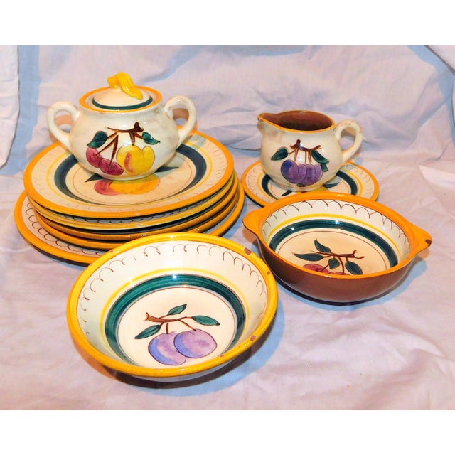 1940s Stangl Fruit Dinnerware Set 10 Pieces Chairish