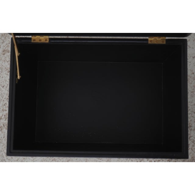 2010s Maitland Smith Etched Carved Decorated Lidded Box For Sale - Image 5 of 15