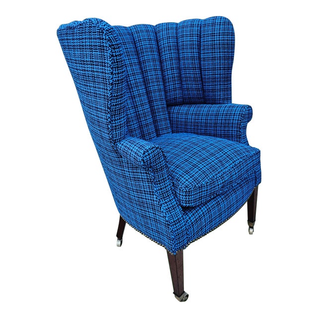 Antique Federal Barrel Back Upholstered Armchair Late 18th/Early 19th Century For Sale