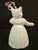 Vintage 2003 White Porcelain Cat/Kitten Ballerina Shaped Bell For Sale In Orlando - Image 6 of 8