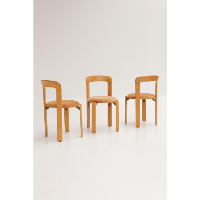 1970s Chairs 3300 by Bruno Rey for Dietiker Switzerland, 1970s, Set of 4 For Sale - Image 5 of 14