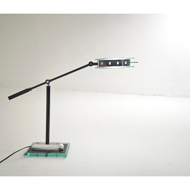 Table Lamp attributed to Robert Sonneman, Italy, 1980s For Sale - Image 9 of 18